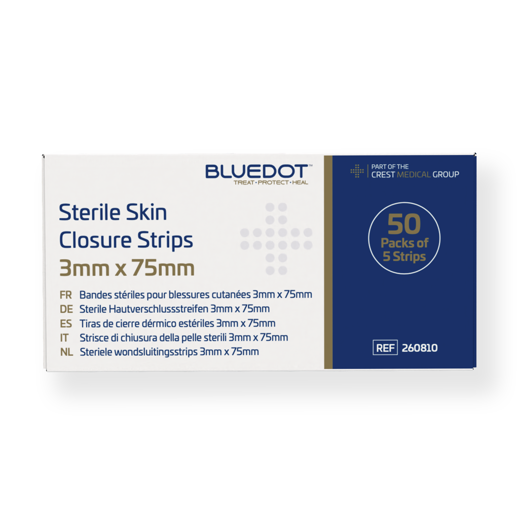 Image of Blue Dot Skin Closures Strips