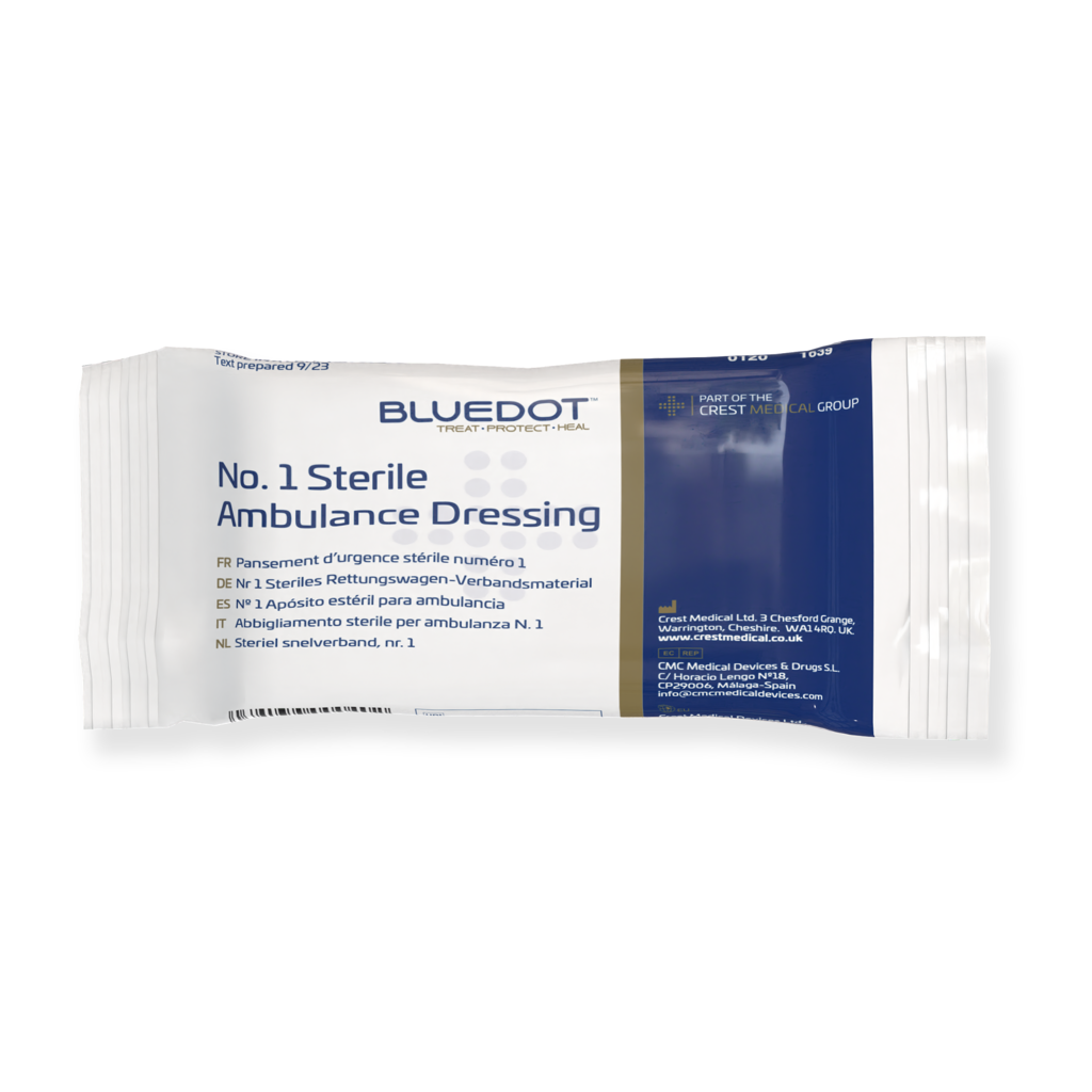 Image of Blue Dot Sterile Ambulance Dressing Flow Wrapped