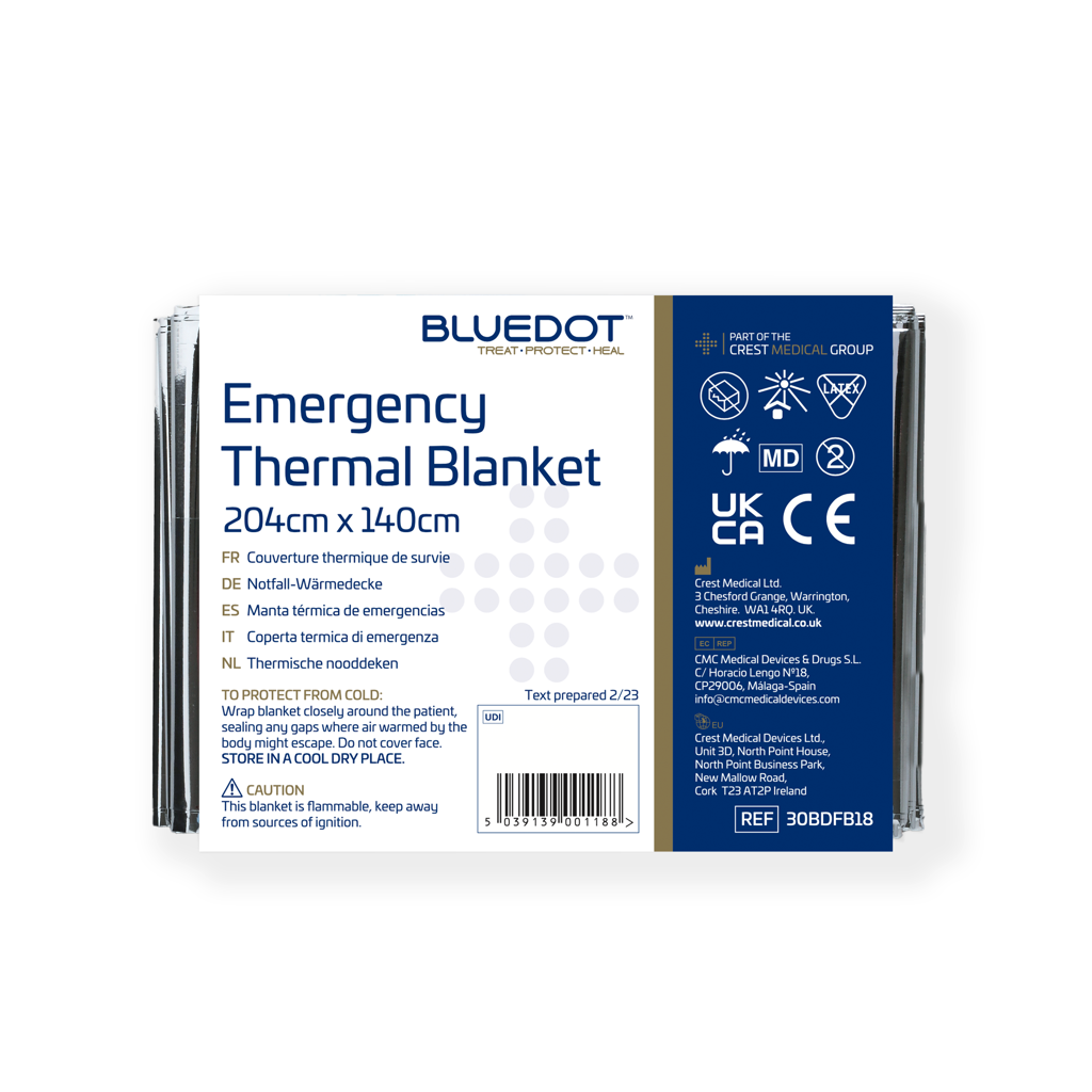 Image of Blue Dot Emergency Thermal Blanket
