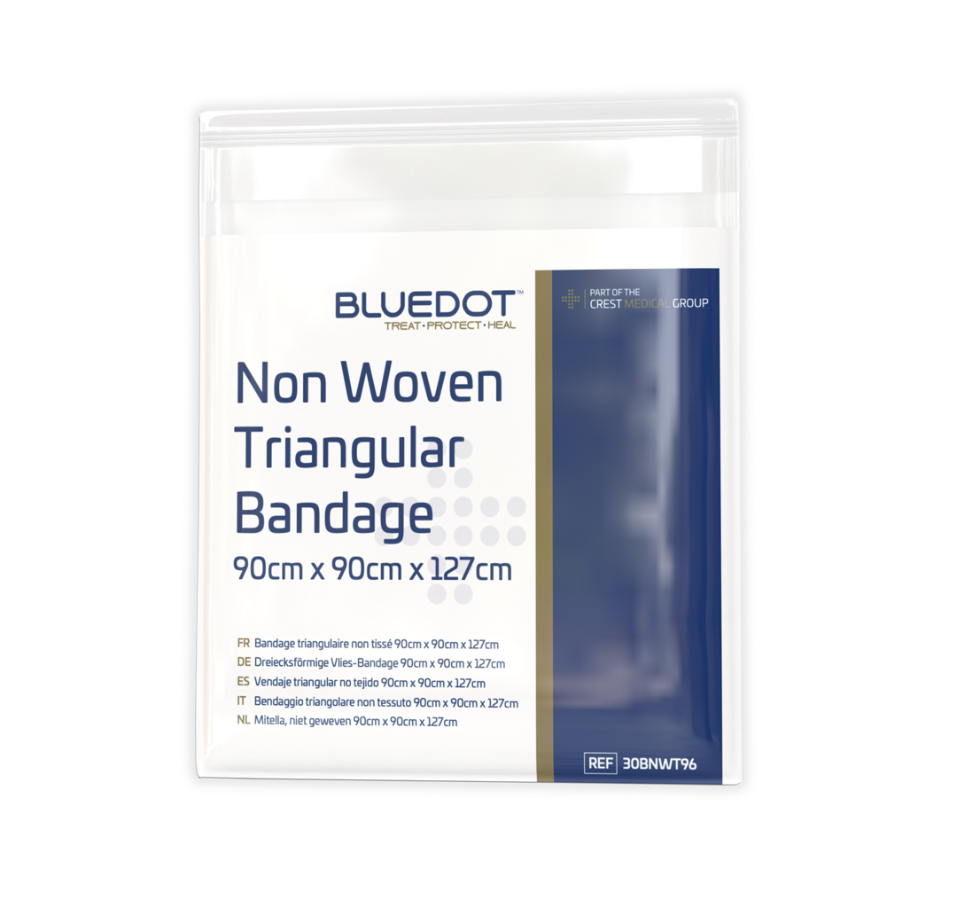Image of Blue Dot Triangular Bandage