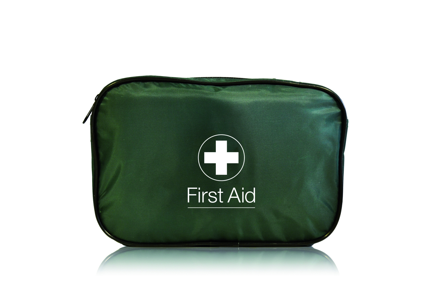 Image of Green First Aid Zipped Bag