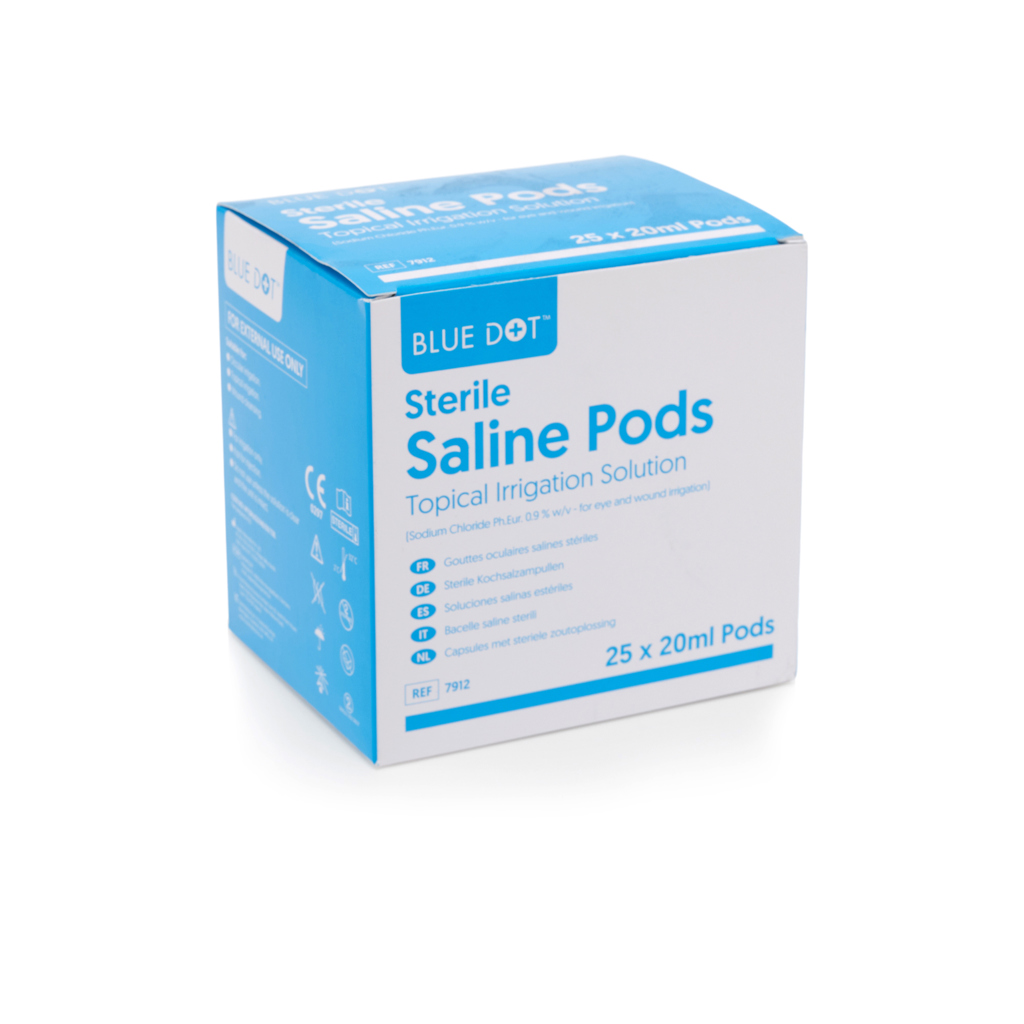 Image of Blue Dot Emergency Eye & Wound Wash Pods