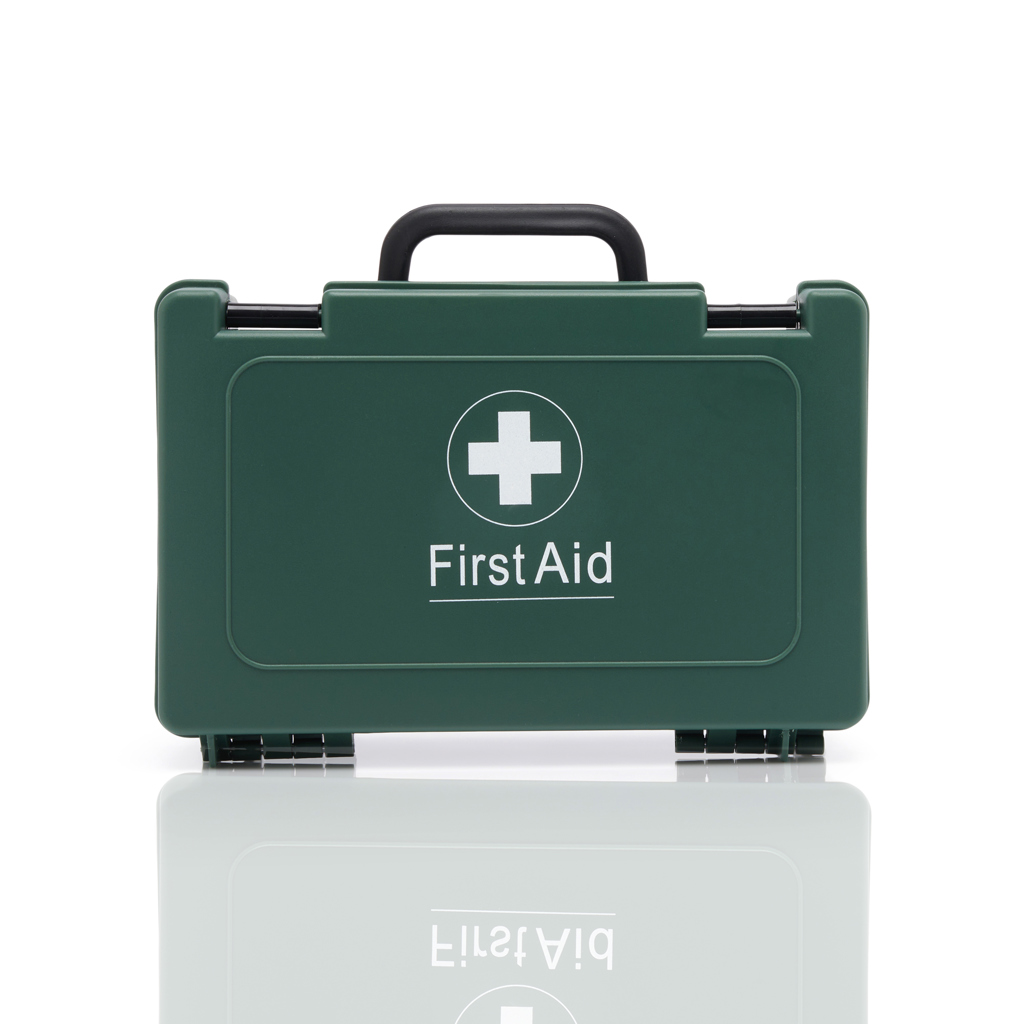 Image of Blue Dot Vehicle First Aid Kit in Green Box