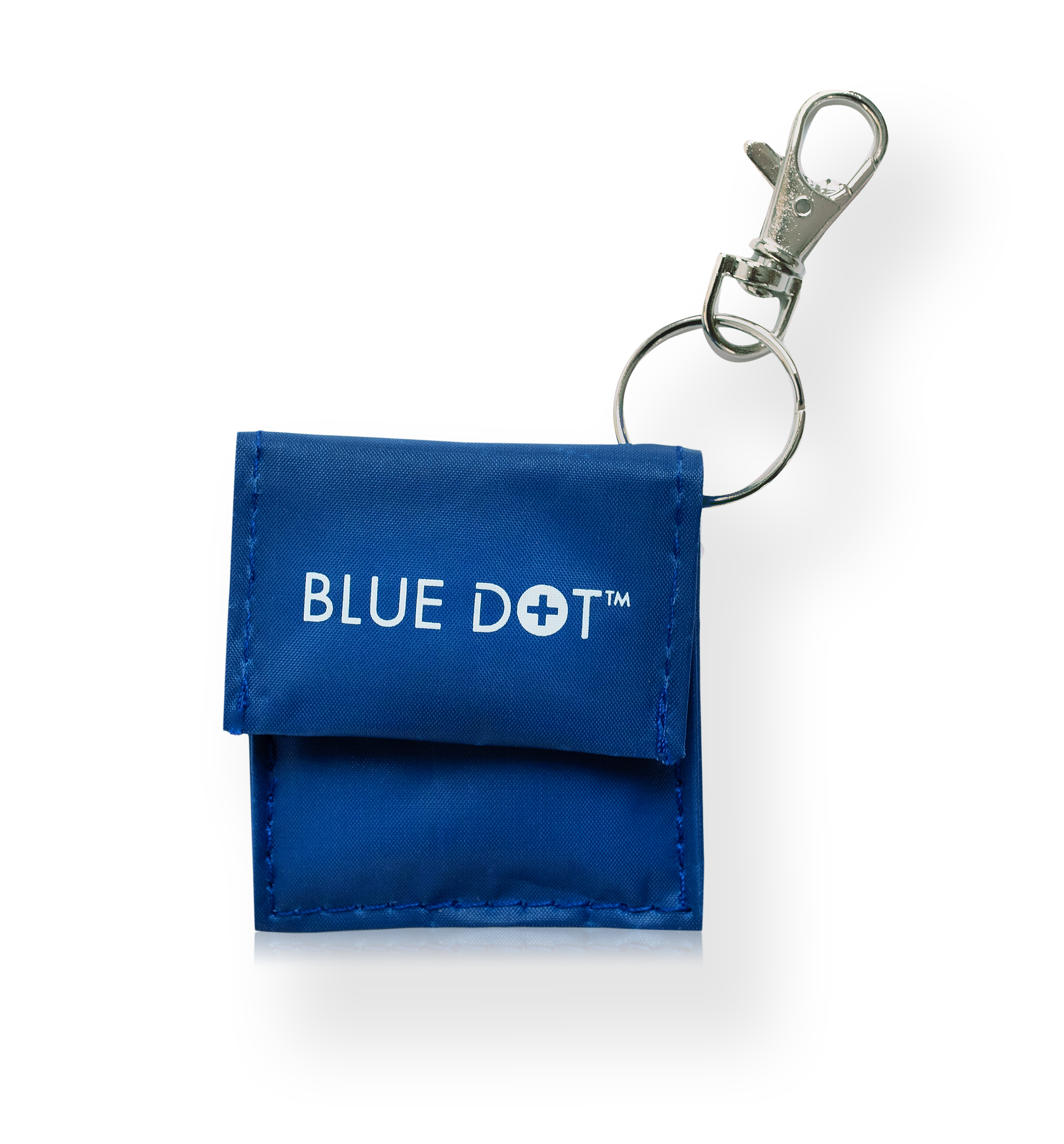 Image of Blue Dot Keyring Pouch & Face Shield