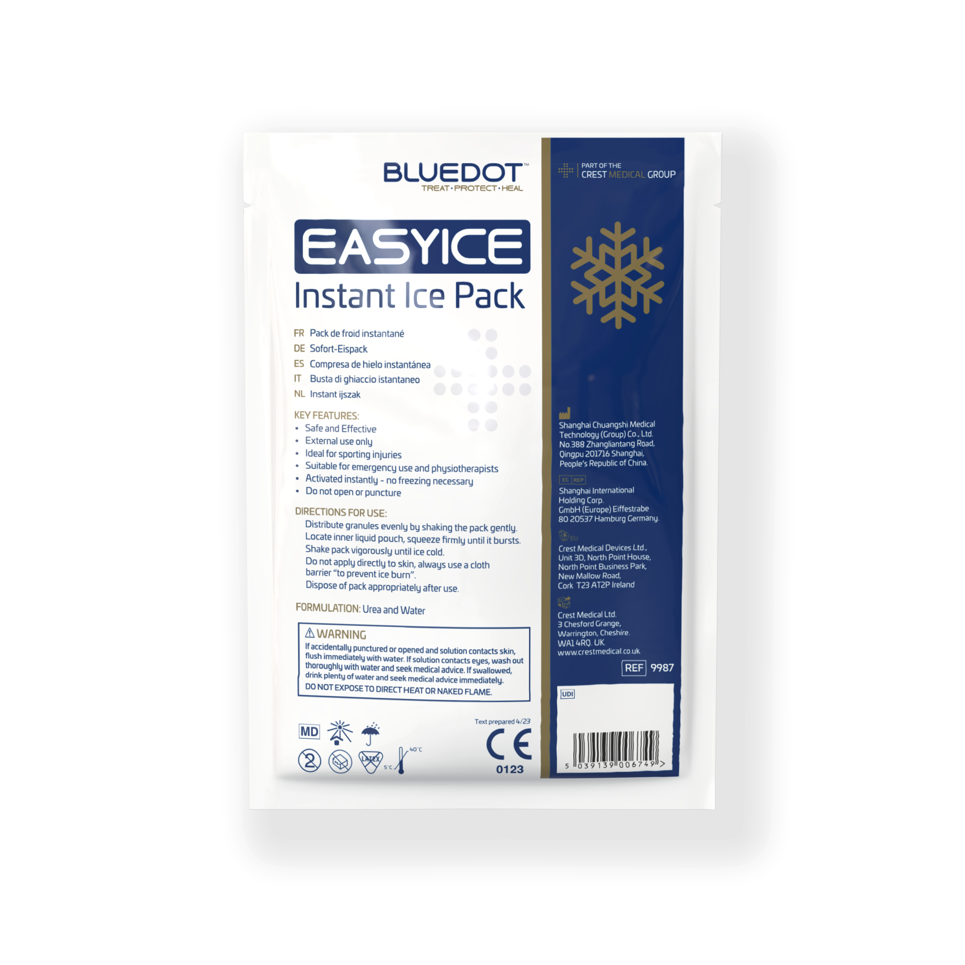 Image of Blue Dot Instant Ice Pack