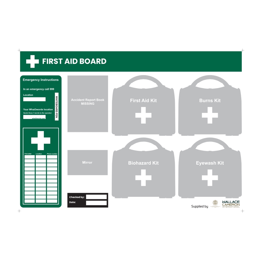 Medium First Aid Board