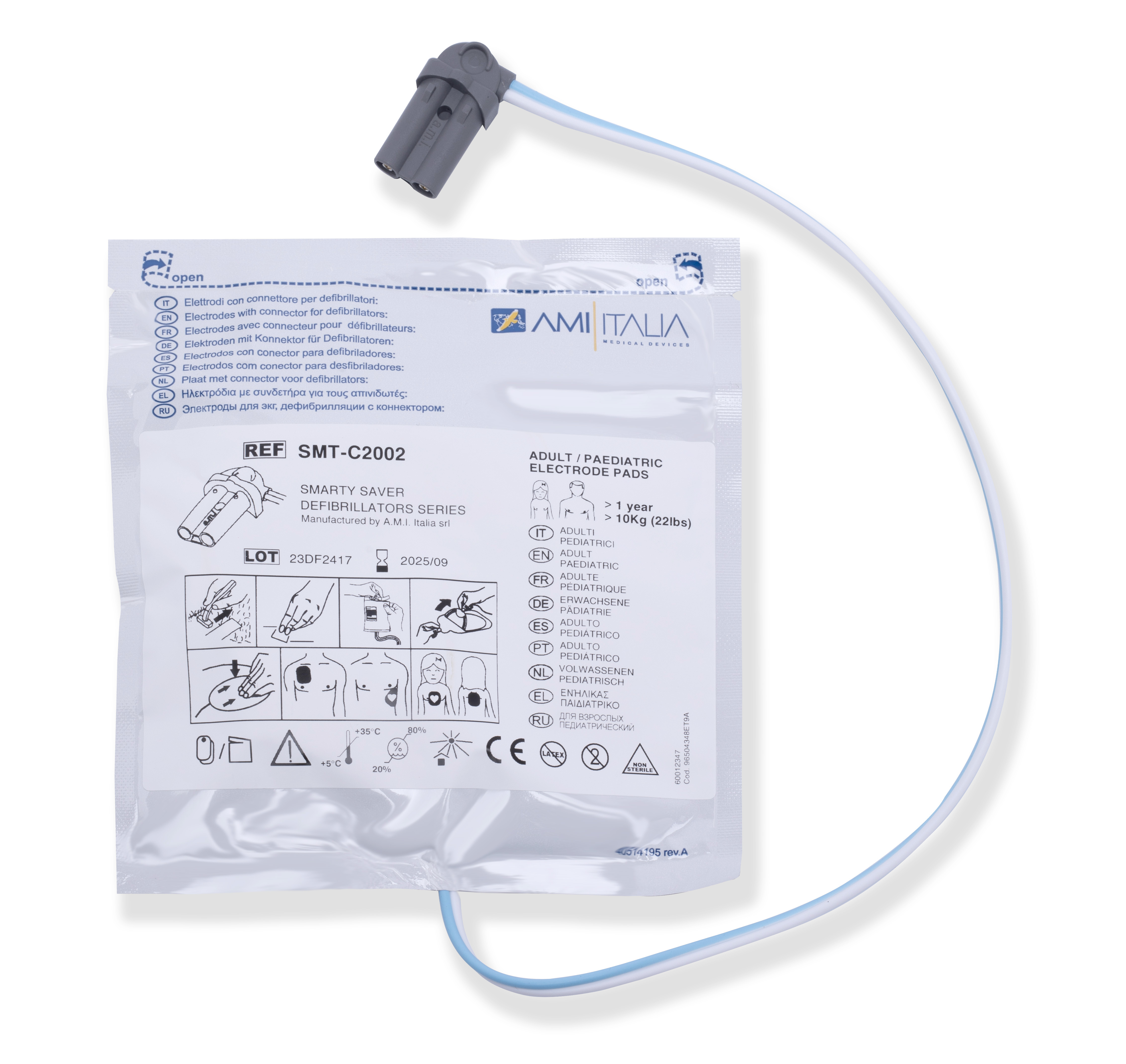 Image of Smarty Saver Disposable, Preconnected, Face-to-Face Pads