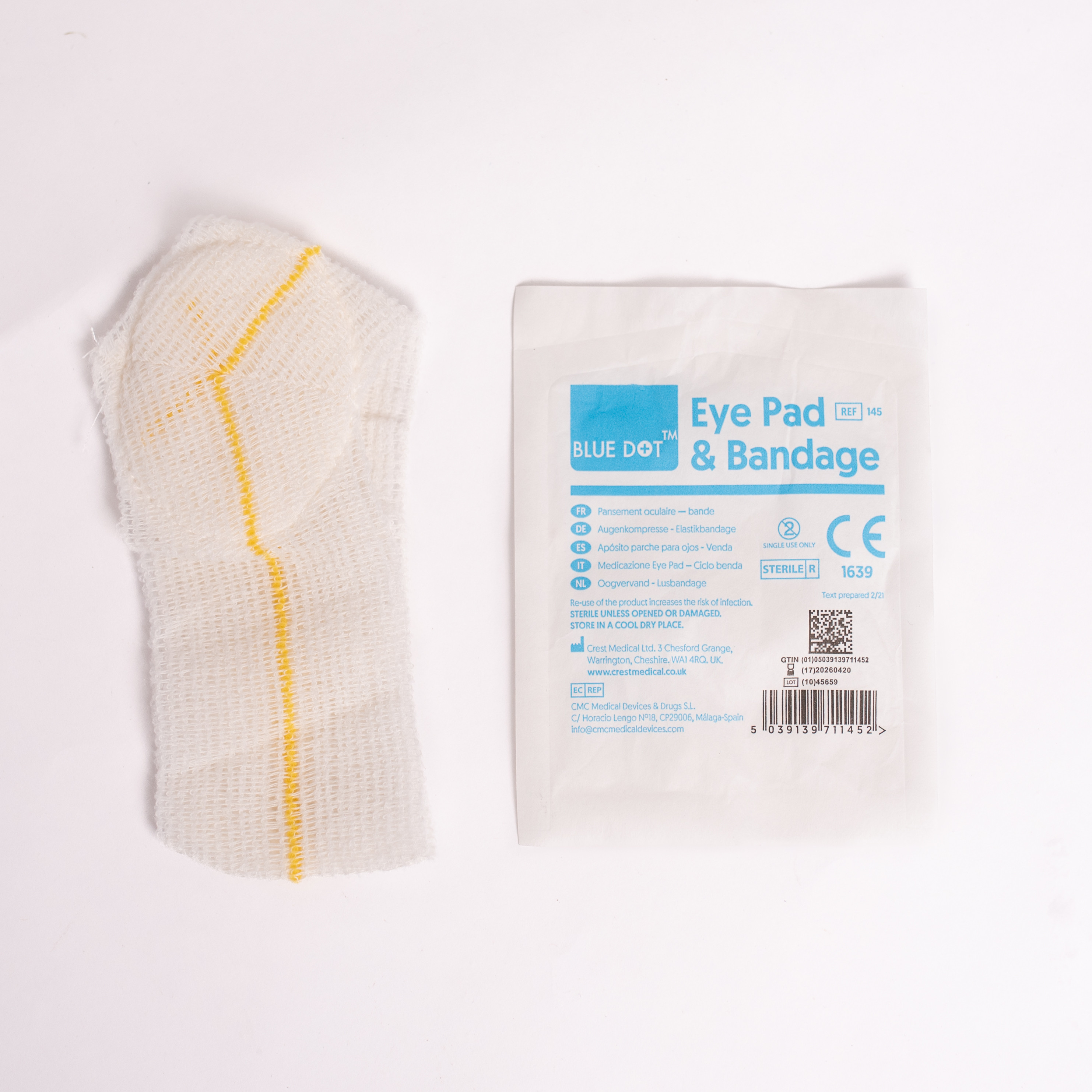 Eye Pad Dressing – Loop Bandage