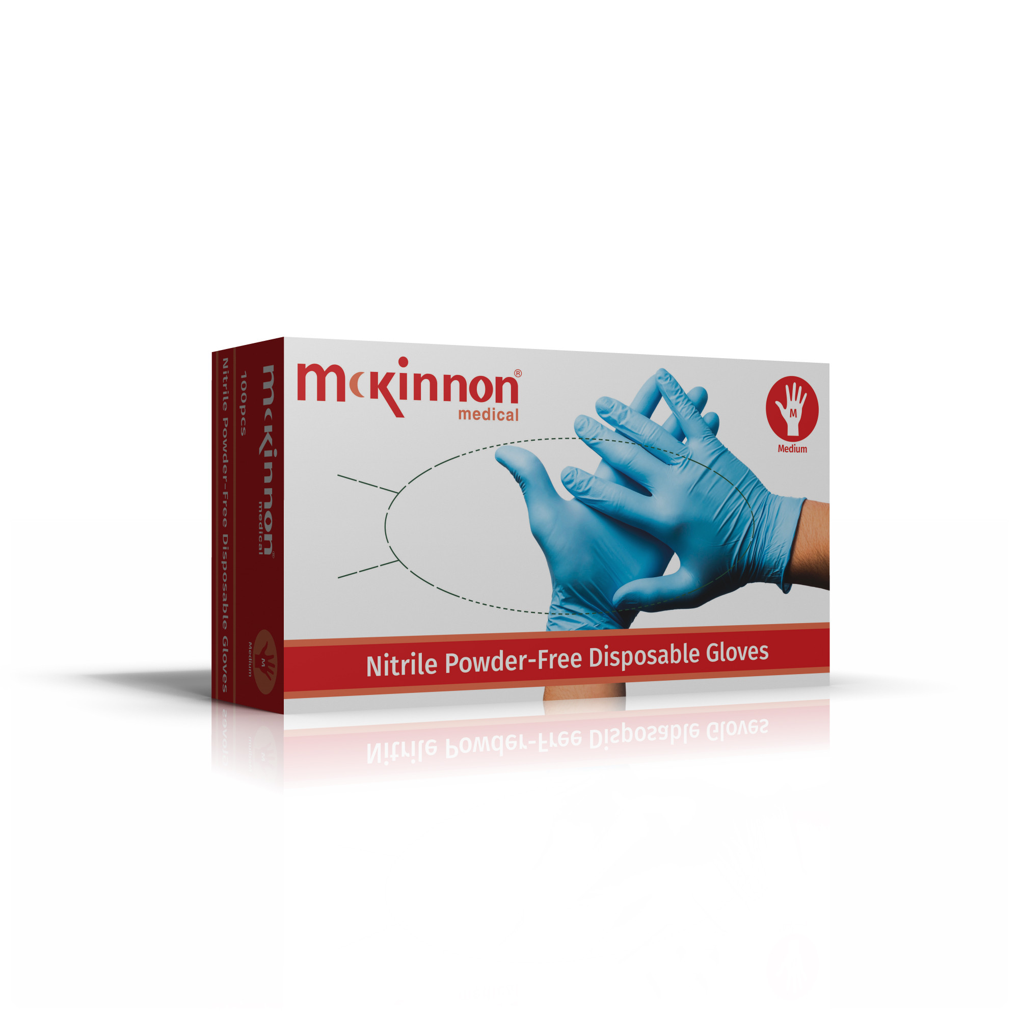 McKinnon Medical Blue Nitrile Powder-Free Gloves