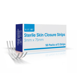 Skin Closure Strips - 3mm x 75mm (strip of 3) 