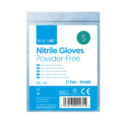  Nitrile Gloves - 1 Pair Small