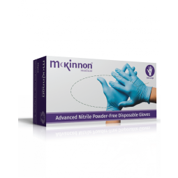 McKinnon Medical Advanced Blue Nitrile Powder-Free Gloves