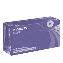 Protects Hygienic Nitrile - Powder Free - Non Sterile